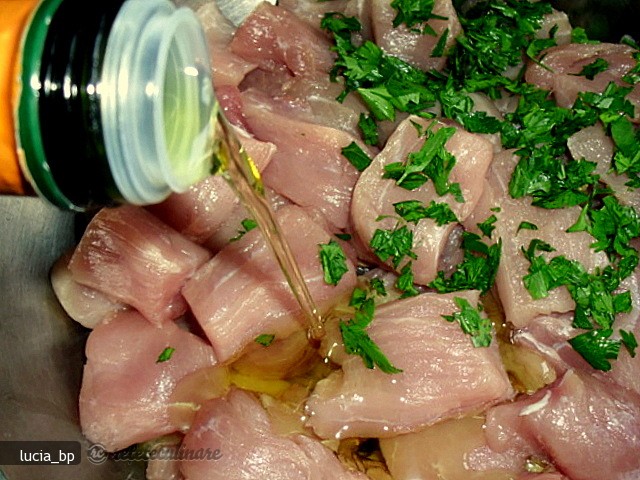 Cotlet Marinat, Pregatit in Vin