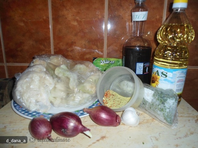 Salata de Conopida cu Ceapa Rosie