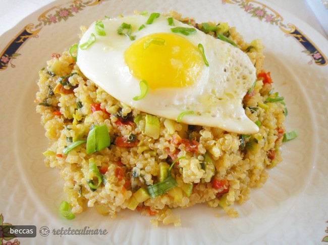 Quinoa cu Chorizo si Dovlecel