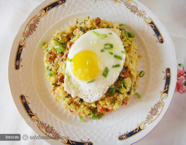 Quinoa cu Chorizo si Dovlecel