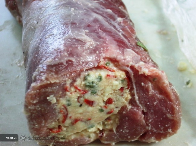 Muschiulet de Porc cu Miez de Unt Aromat