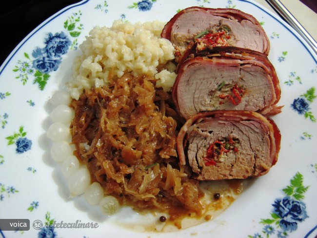 Muschiulet de Porc cu Miez de Unt Aromat