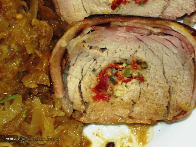 Muschiulet de Porc cu Miez de Unt Aromat