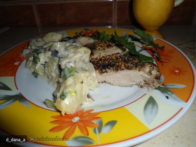 Salata de Cartofi cu Ceapa Oparita si Aroma de Lamaie