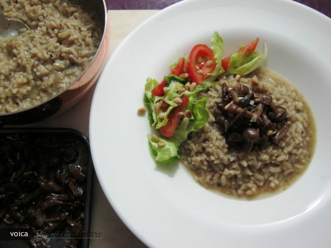 Risotto cu Hribi Uscati, A la Jamie Oliver