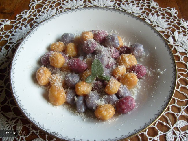 Gnocchi Colorati - de Carnaval (Fara Cartofi)