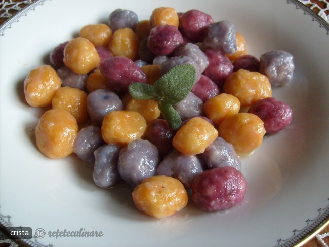 Gnocchi Colorati - de Carnaval (Fara Cartofi)