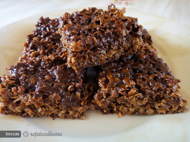 Flapjacks cu Ciocolata