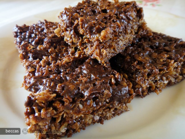 Flapjacks cu Ciocolata