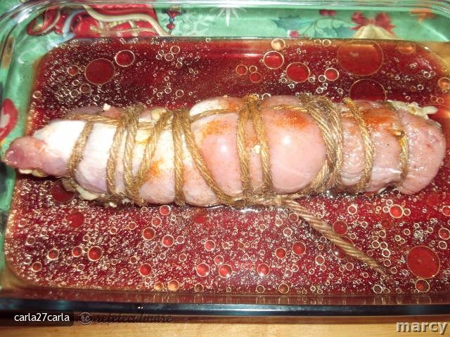Rulada de Porc cu Carne Tocata si Ciuperci