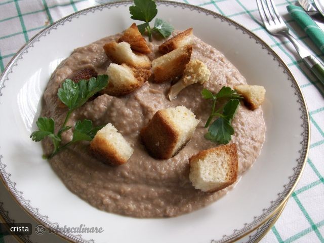 Supa Crema de Castane si Conopida Coapta