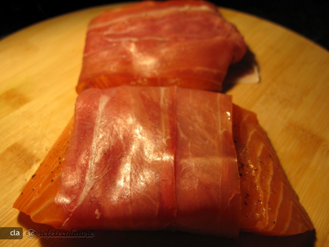 Somon Invelit in Prosciutto