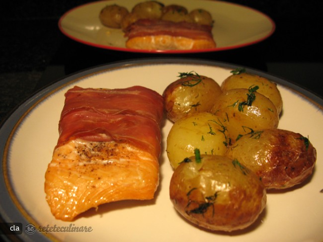 Somon Invelit in Prosciutto