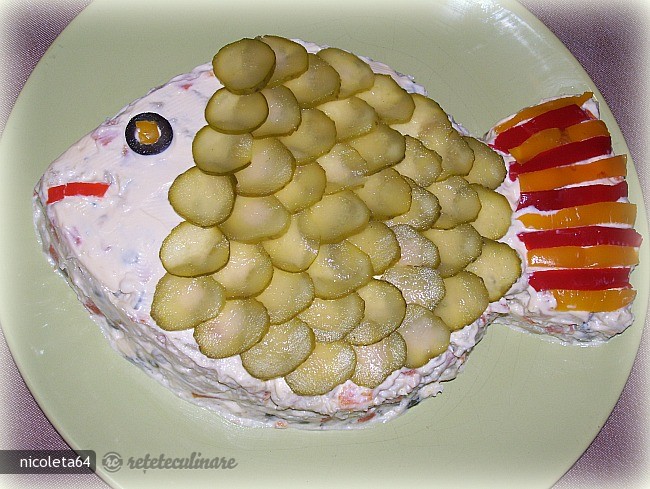 Salata de Legume cu Peste