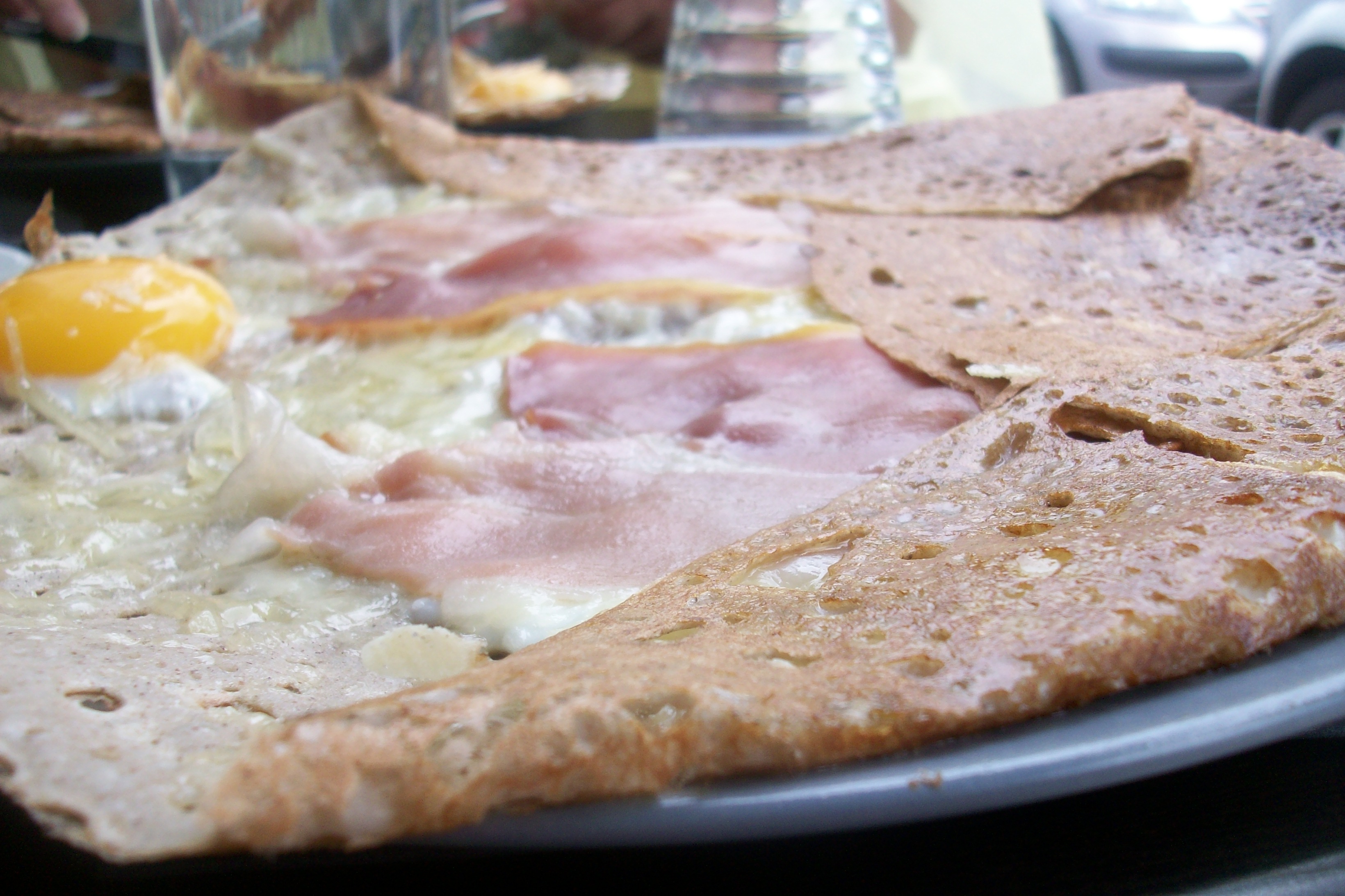 Galette Bretonne: Dauphinoise and Saucisse