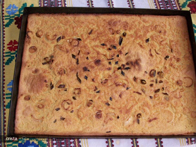 Placinta din Faina de Naut