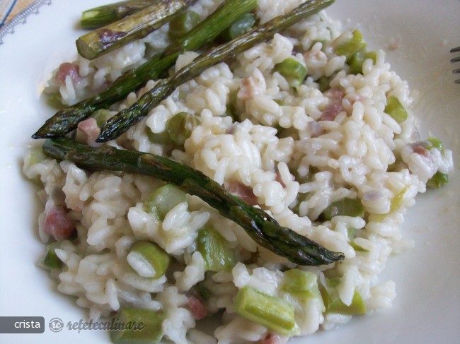 Risotto cu Sparanghel si Sunculita