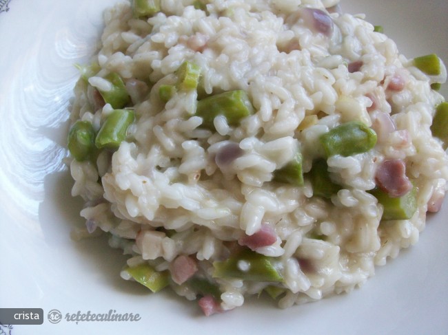 Risotto cu Sparanghel si Sunculita