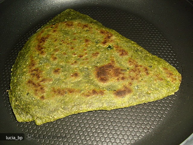 Paine Indiana cu Spanac - Palak Paratha