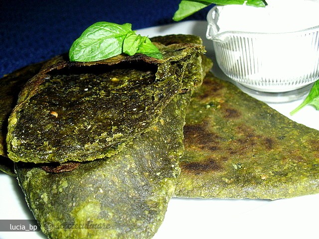 Paine Indiana cu Spanac - Palak Paratha