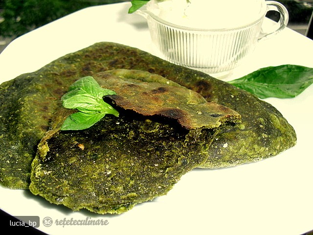 Paine Indiana cu Spanac - Palak Paratha