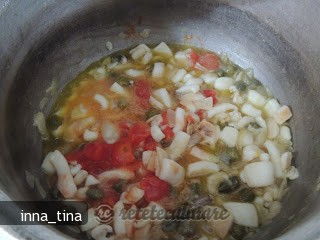 Burrida Di Seppie Alla Liguria (mancare de Sepie, Liguriana)