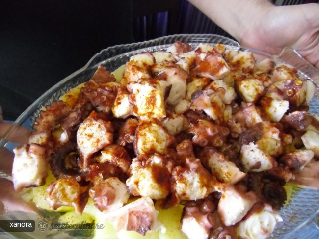 Caracatita in Stil Spaniol (pulpo A la Gallega)