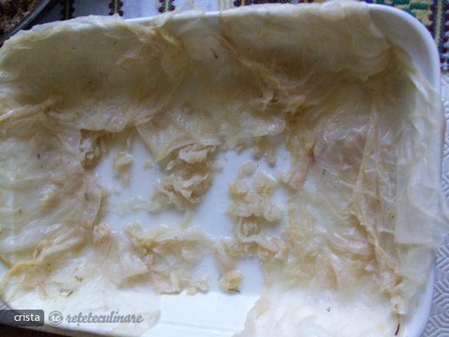 Straturi (Millefoglie/Mille-feuille) de Varza si Carne