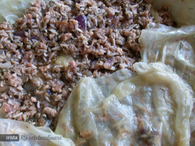 Straturi (Millefoglie/Mille-feuille) de Varza si Carne