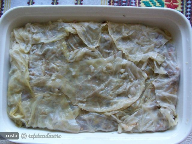 Straturi (Millefoglie/Mille-feuille) de Varza si Carne