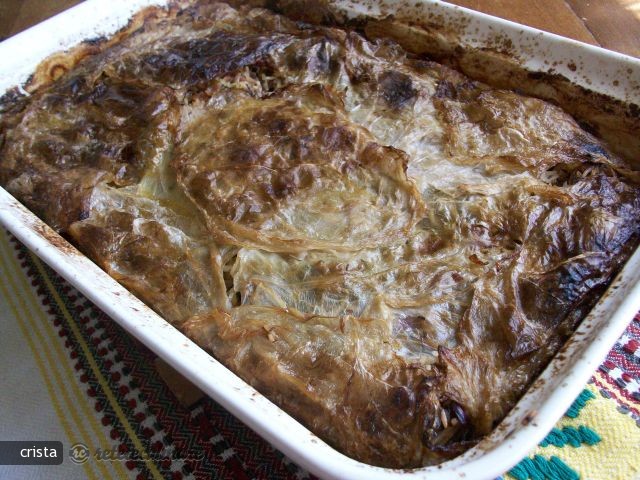 Straturi (Millefoglie/Mille-feuille) de Varza si Carne