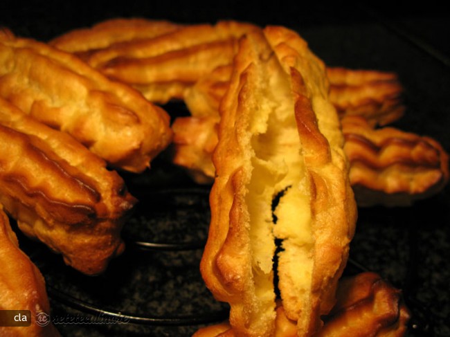 Eclere cu Crema de Vanilie