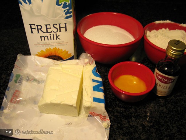 Eclere cu Crema de Vanilie