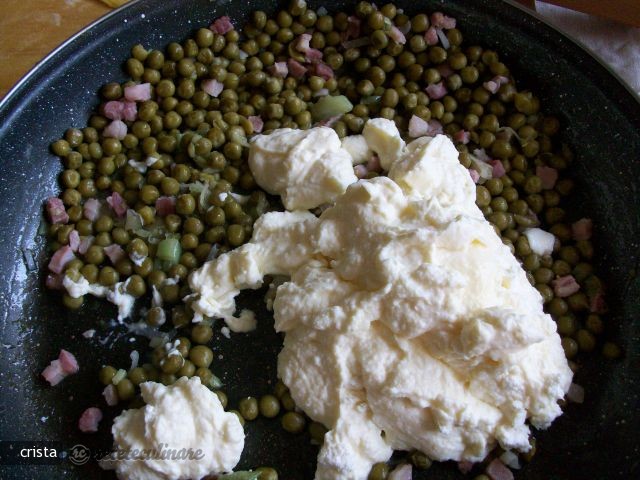 Tarta Sarata cu Ricotta si Mazare