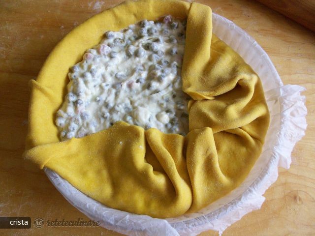 Tarta Sarata cu Ricotta si Mazare