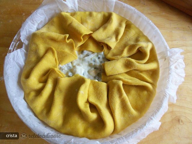 Tarta Sarata cu Ricotta si Mazare