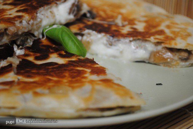 Quesadillas cu Ciuperci