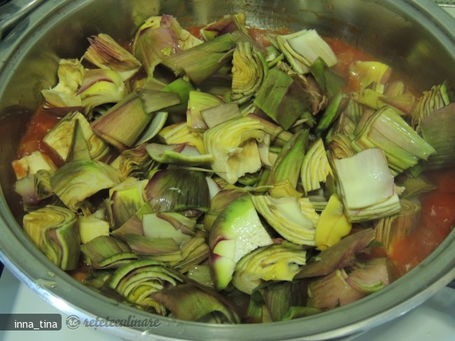 Spaghetti cu Anghinare (Spaghetti Con Carciofi)