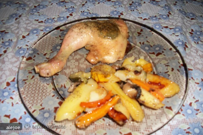 Pui cu Usturoi si Lamaie