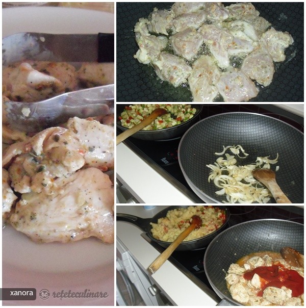 Pui Marinat si Garnitura de Cous-cous