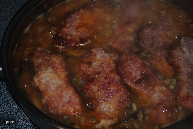 Carne de Vita cu Ciuperci la tigaie