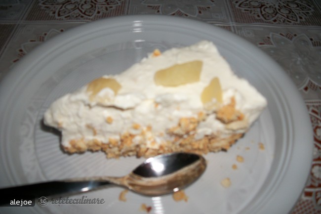 Cheesecake cu Ricotta si Pere