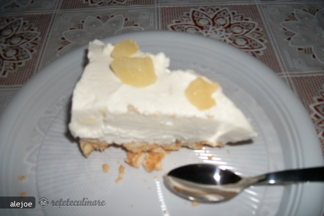 Cheesecake cu Ricotta si Pere