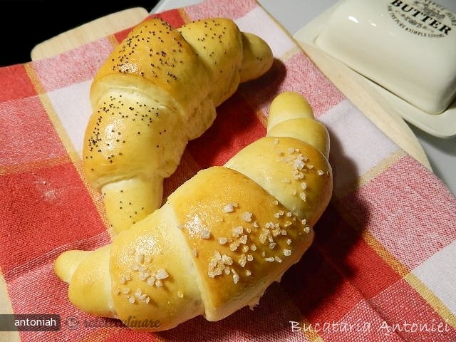 Cornuri cu sare, cornuri cu mac (reteta bunicii)