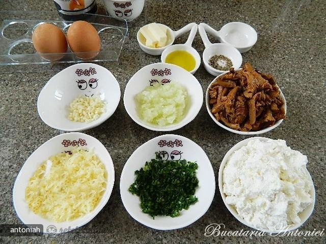 Buchet de paste (Homemade laminated parsley pasta)