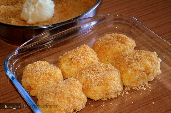 Galuste din Iaurt, Gratinate in Cuptor