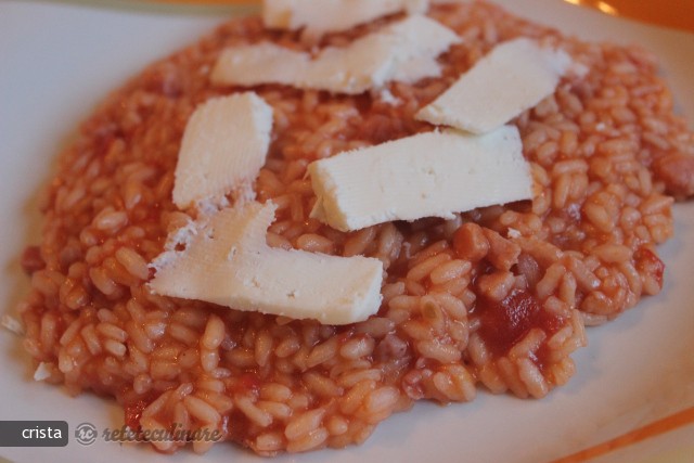 Risotto cu Rosii si Brinza Quartirolo