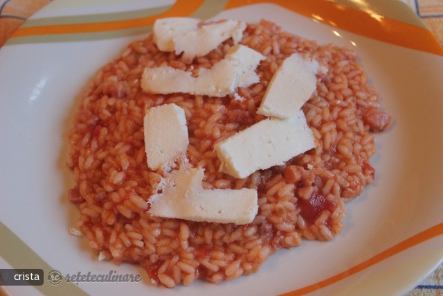 Risotto cu Rosii si Brinza Quartirolo