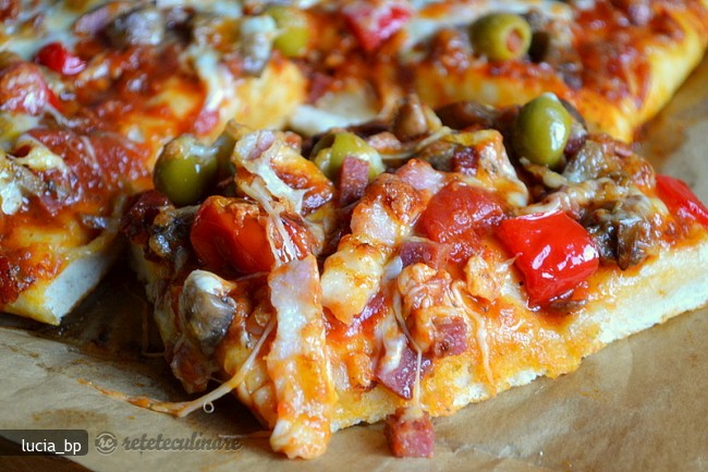 Pizza si Un Aluat Dupa O Reteta Jamie Oliver
