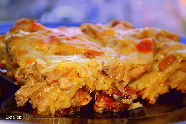 Ciuperci Gratinate cu Crutoane de Paine si Cascaval